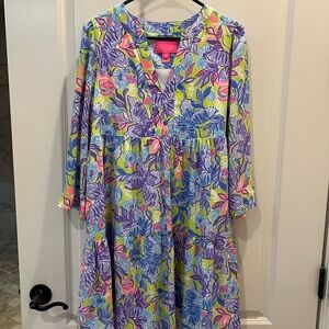 Lilly Pulitzer Multicolor Long Sleeve Dress